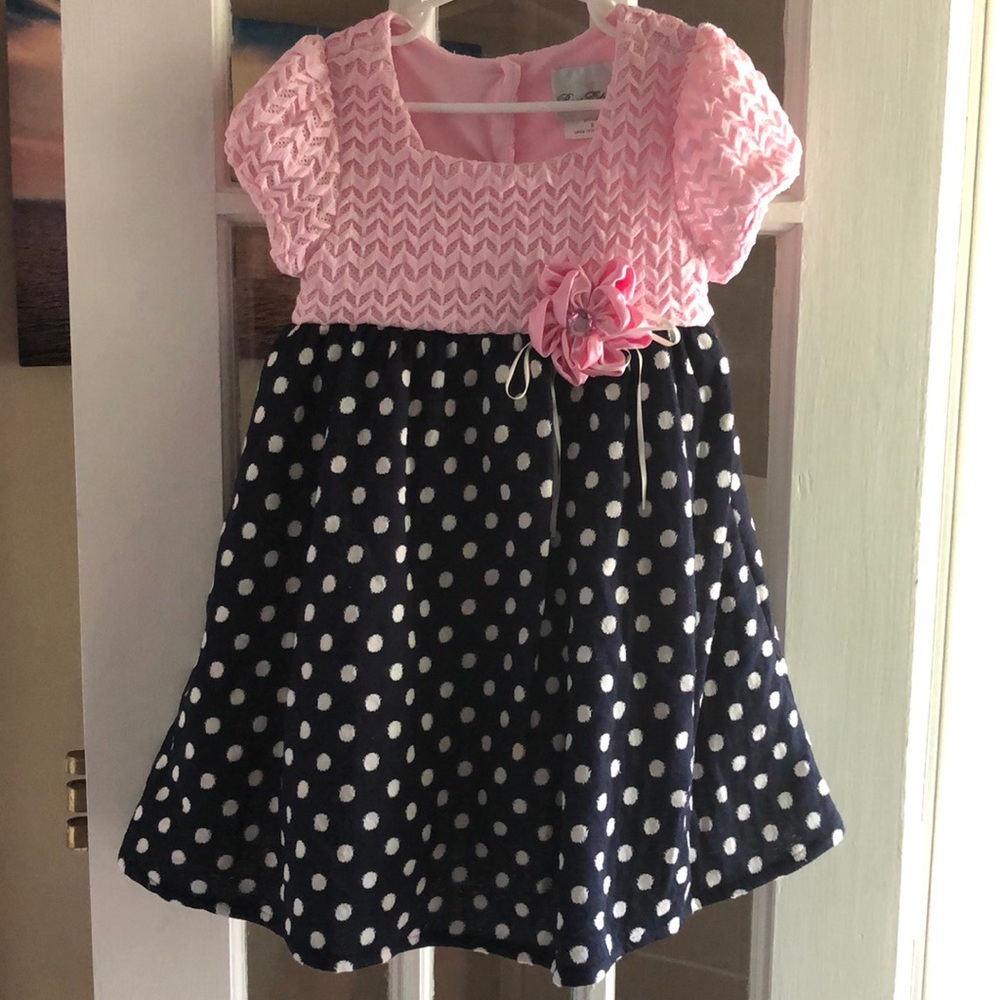 Girls dressy shirtsleeve dress